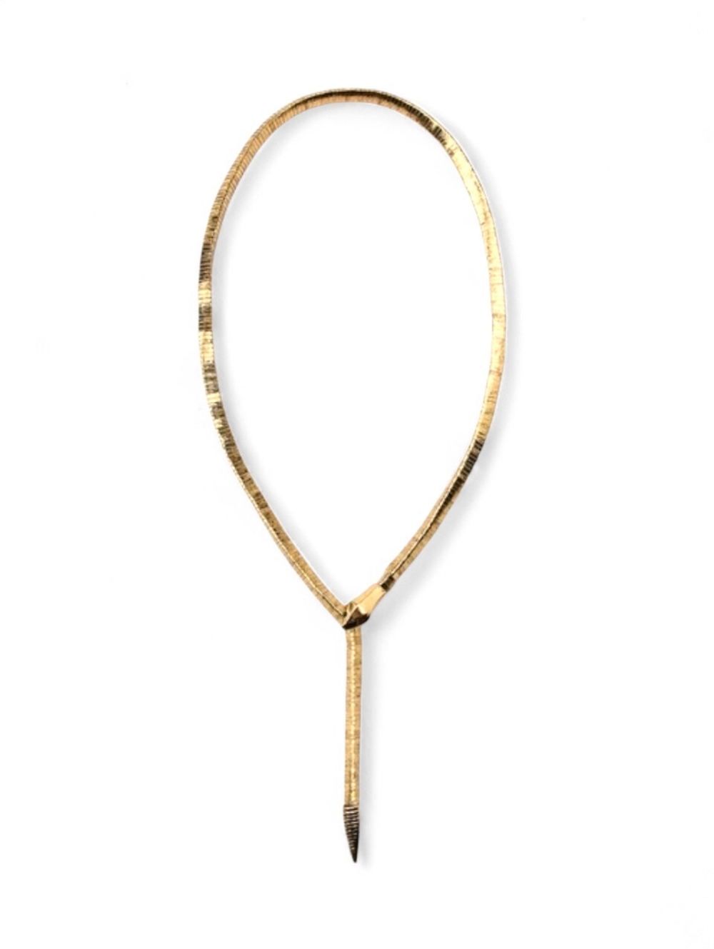 ZARA Snakeskin Print Pieces Necklace